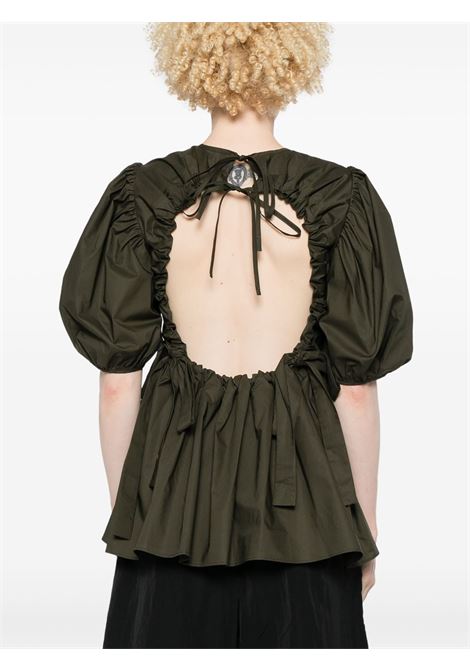 top CECILIE BAHNSEN | Top | 424RTW11024PINE GREEN